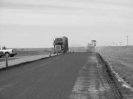 Evocrete - Saskatchwan - Road construction 1