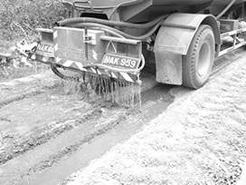 Evocrete - Muddy access road to a tourist camp