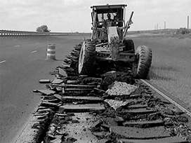 Evocrete - Creation of base and anti-frost layers for the restoration of the high speed testing track for Daimler Chrysler AG in Laredo